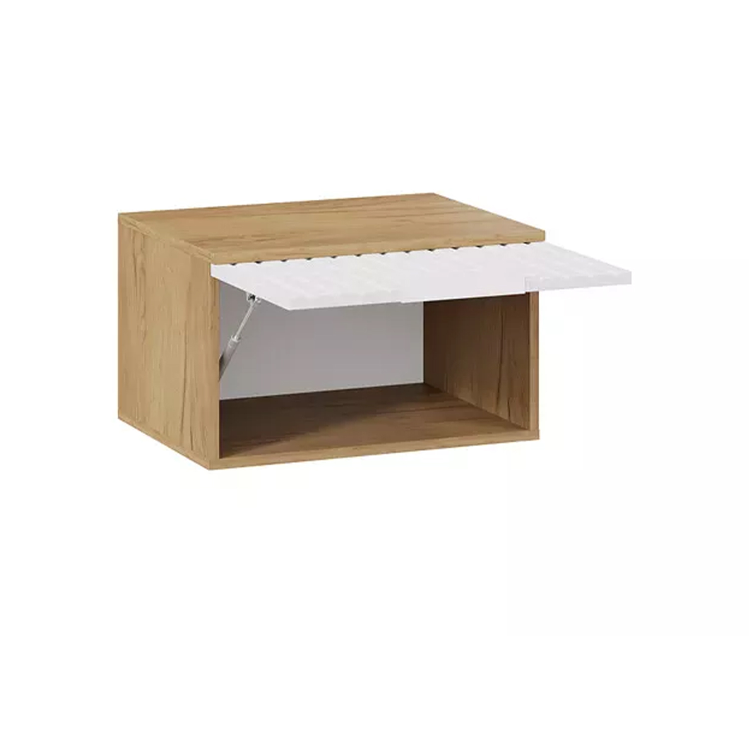 Набор мебели для прихожей ХИЛТОН шкаф настенный 550мм исп.2.1 Дуб крафт золото/белый матовы*1