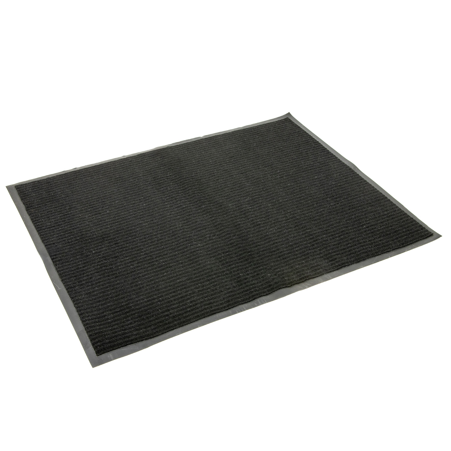 Коврик влаговпитывающий 90*120 см  ребристый черный "KOVROFF" (арт.20401)  *1/6 (ОП19)