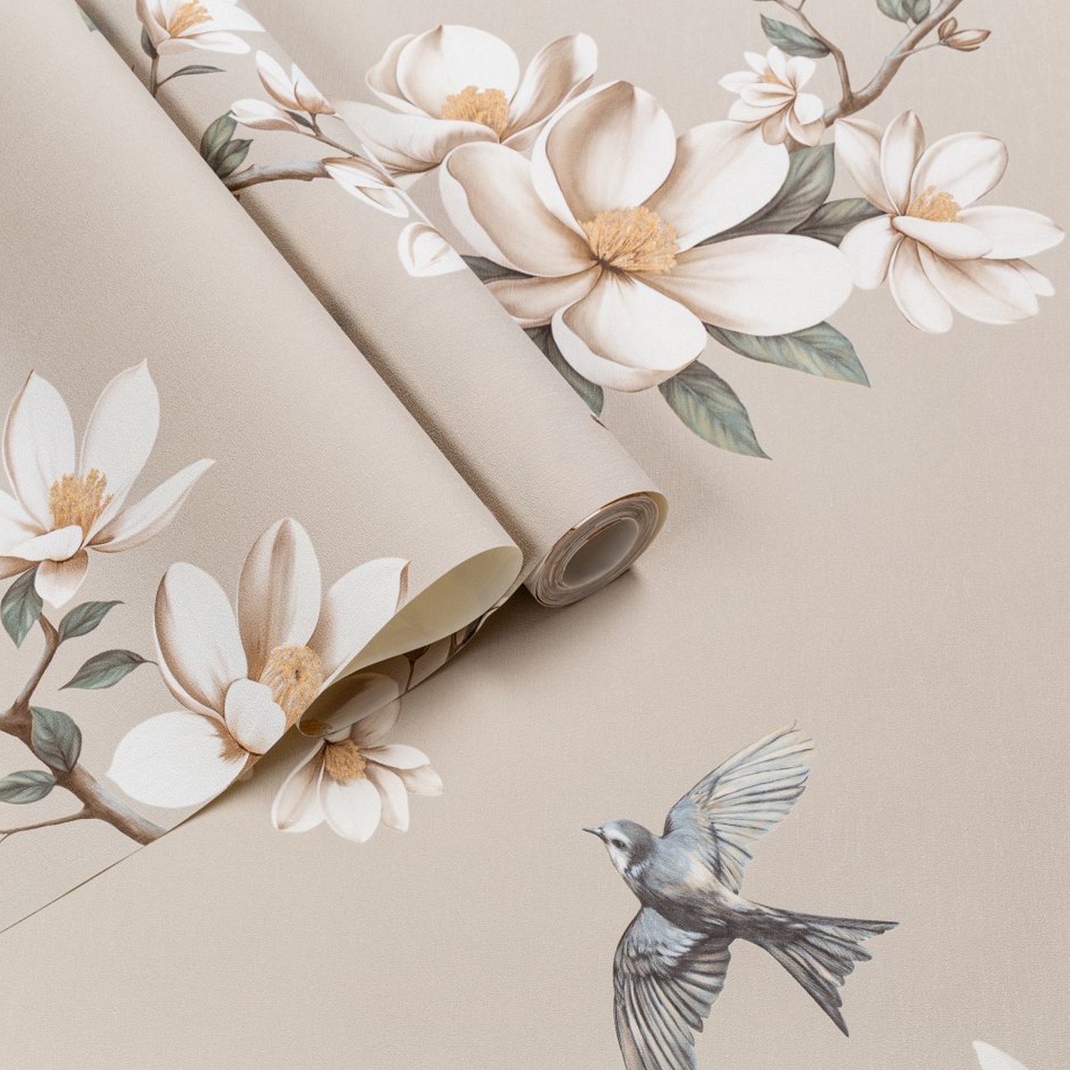 Обои флиз "Палитра" Magnolia (беж.) PL72535-24  1,06*10м *1/8