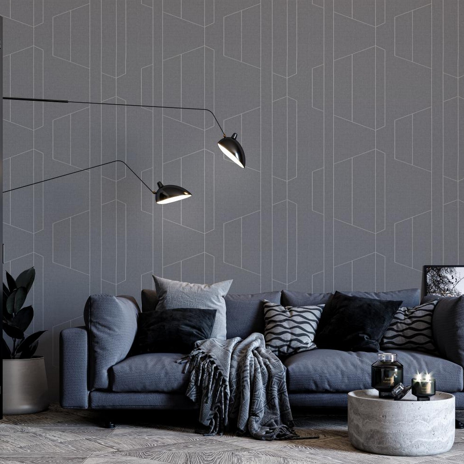 Обои флиз "Палитра" TREND Lines TC72376-44 TrendColor  1,06*10м *6 Обои флиз "Палитра" TREND Lines TC72376-44 TrendColor  1,06*10м *6