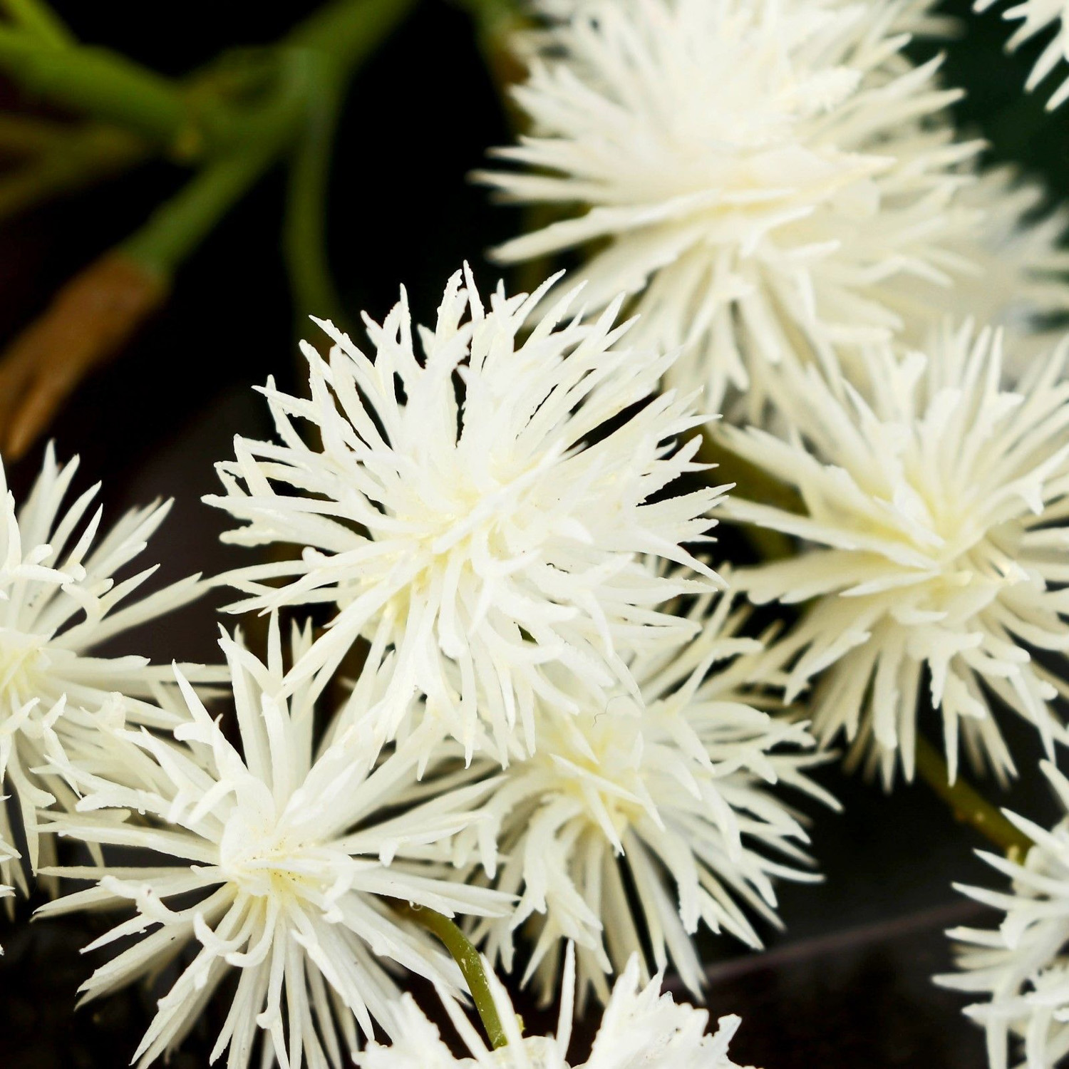 Цветы искусственные "Рицина" 2,5х73 см белый   4738192