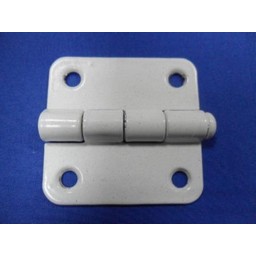 Петля накладная полимер.40мм белая ПН-40 Кунгур *10/500