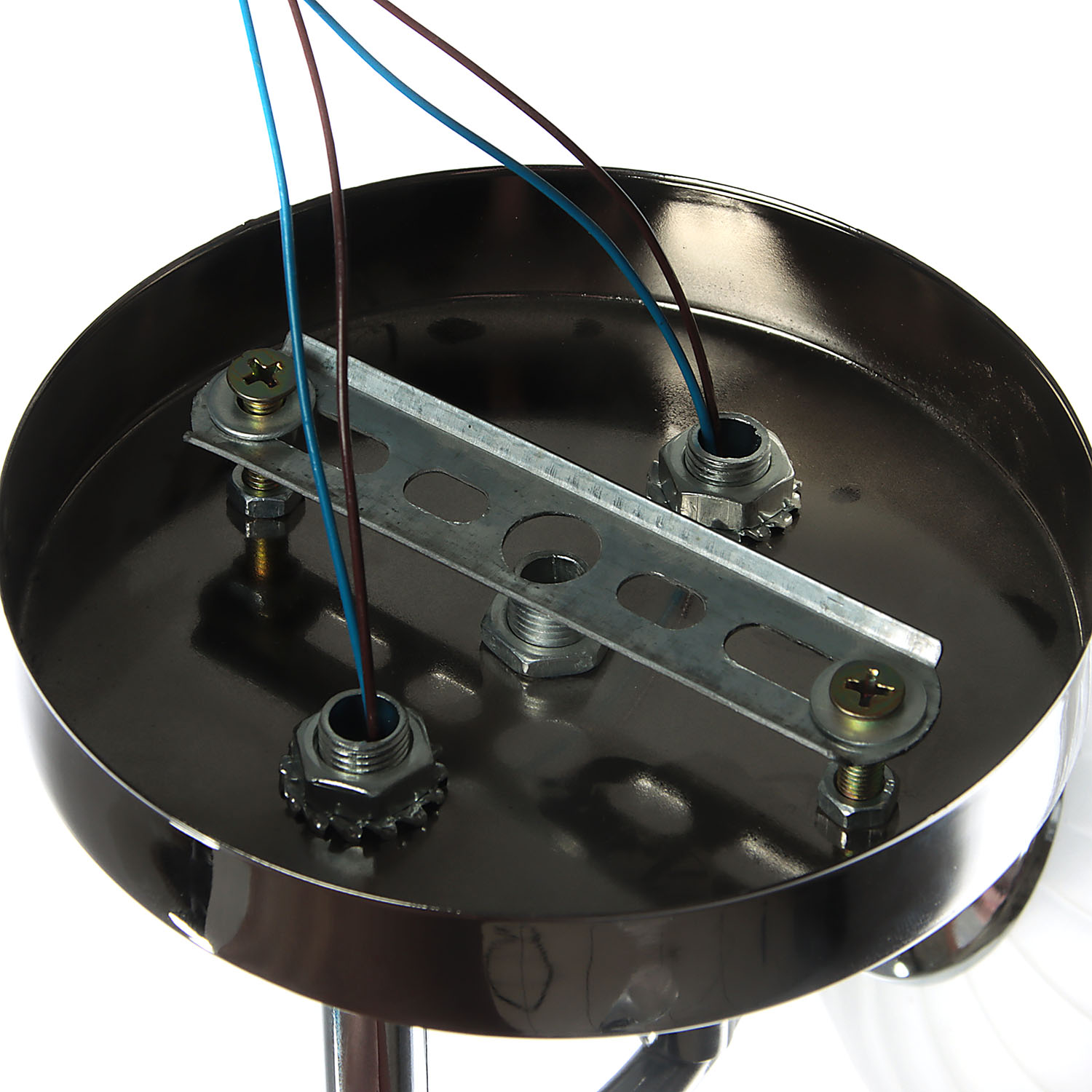 Люстра Verner Lighting А2662/2, 40 Вт, Е27, 2 лампы, черный/хром