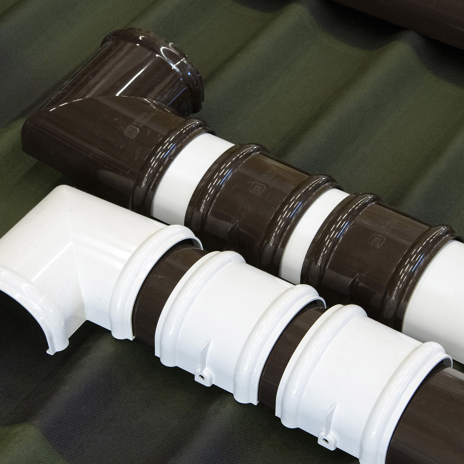 Угол желоба 90° ТехноНиколь, 120 мм, белый