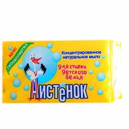 Мыло хоз. 200г АИСТЕНОК  д/детского белья Аист *12/48 *