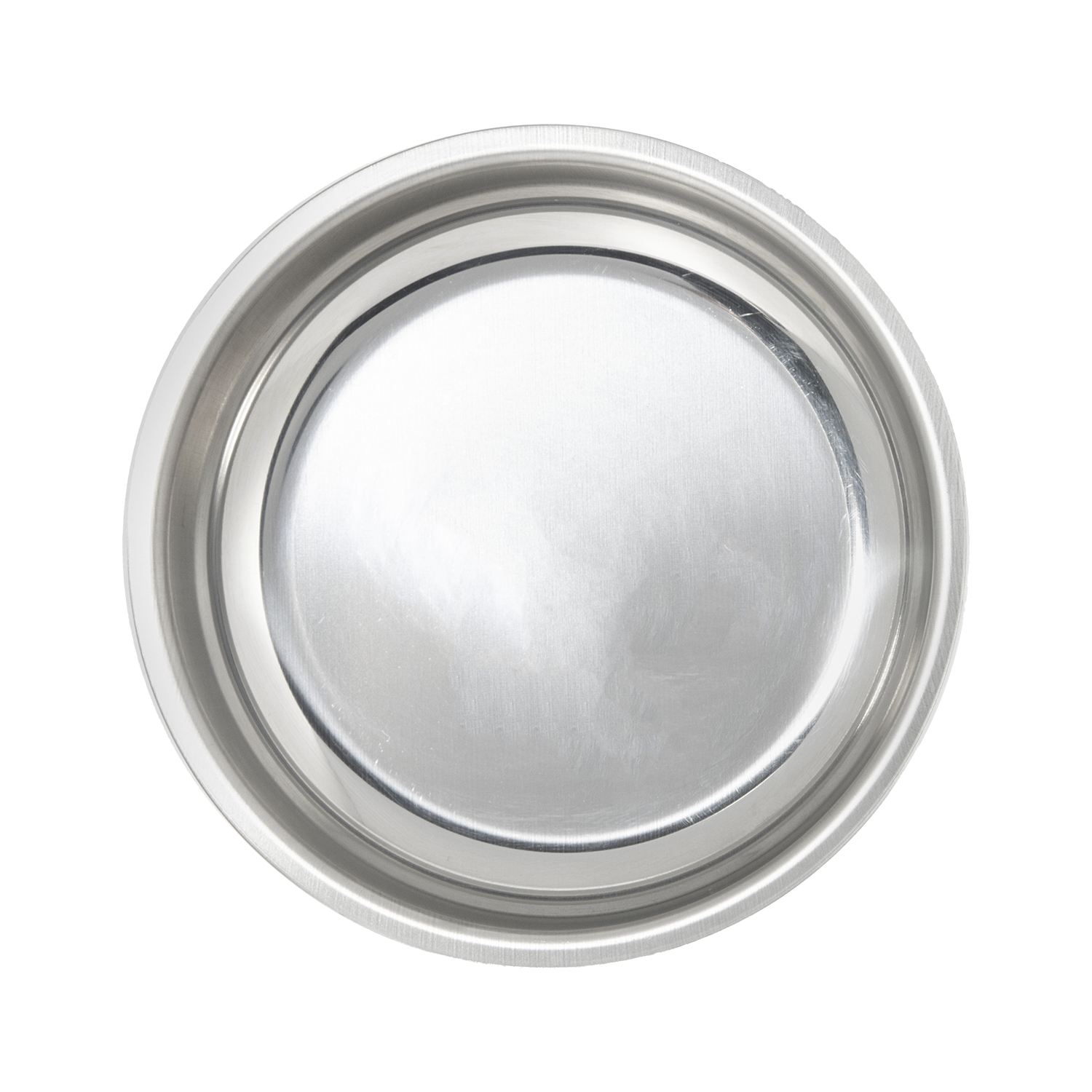 Тарелка нерж. 0,5л глубокая d16,8см, выс.4см 1с42 "АМЕТ" (Аша)  *1/20