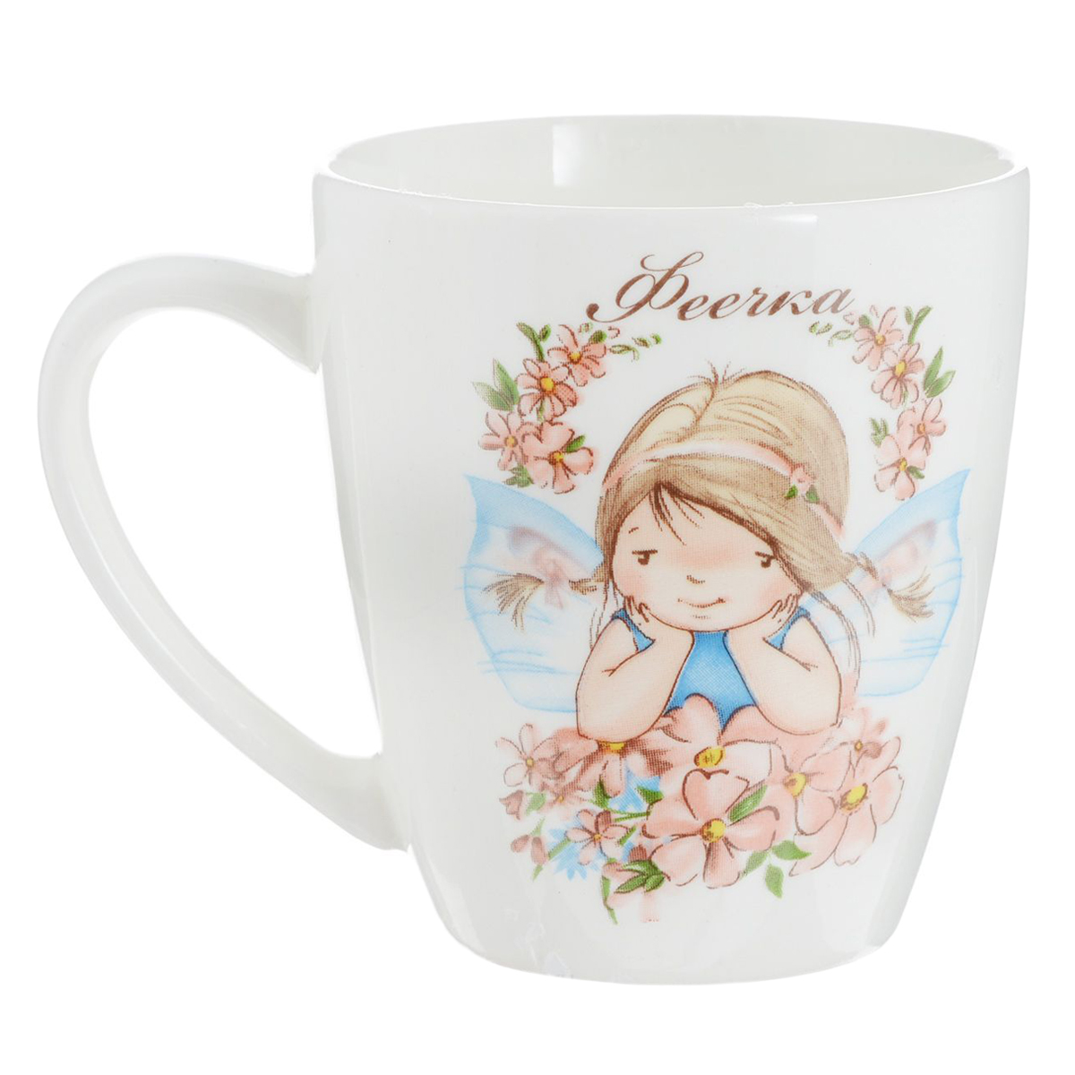 Кружка фаянсовая КУБАНЬ ФАРФОР "Феечки" 260мл Кружка фаянсовая КУБАНЬ ФАРФОР "Феечки" 260мл