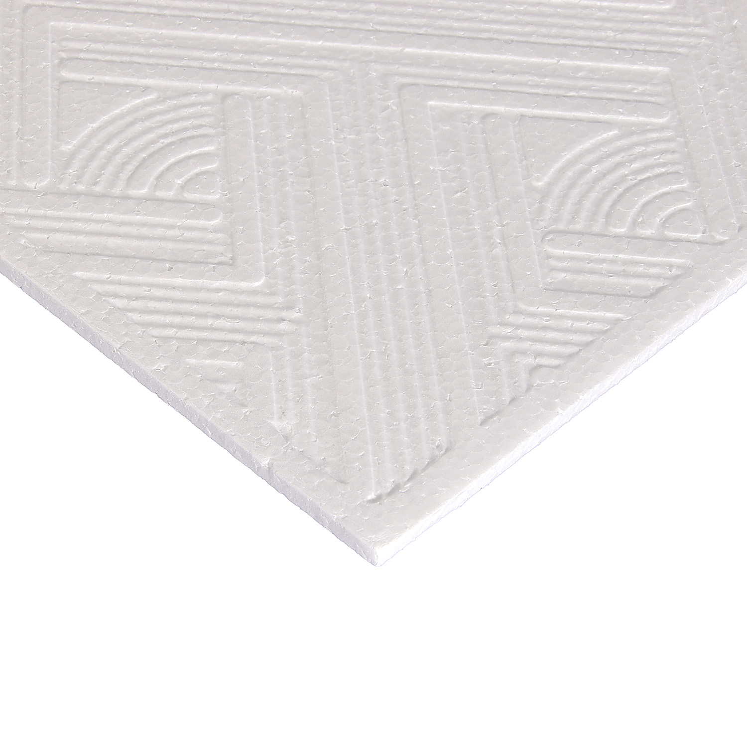 Плитка потолочная 50х50 см FORMAT Вереск 702с, 2 м², белый