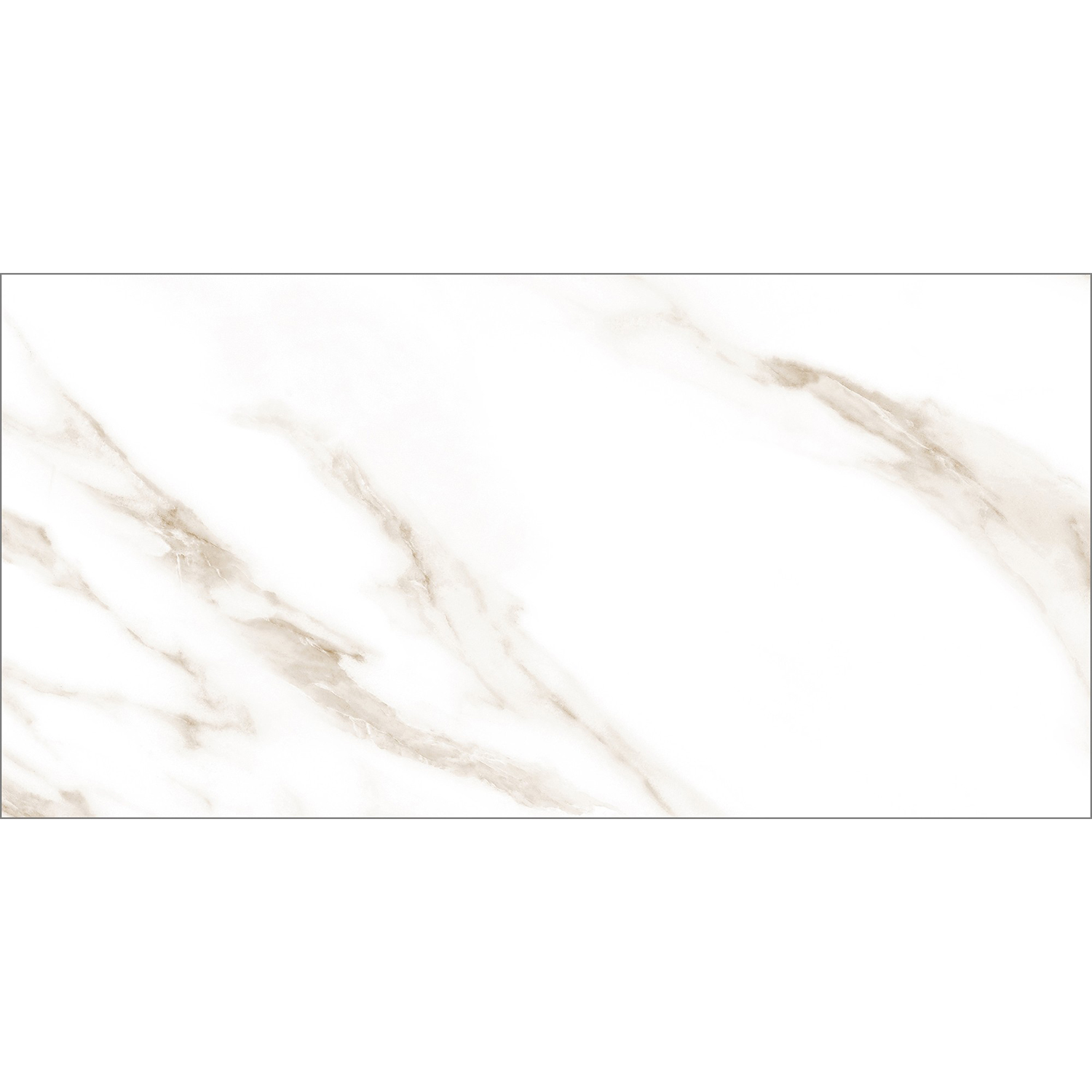 Керамогранит 1.44 м² Global Tile Melissa 6260-0245-1031, 600х300х9 мм, белый