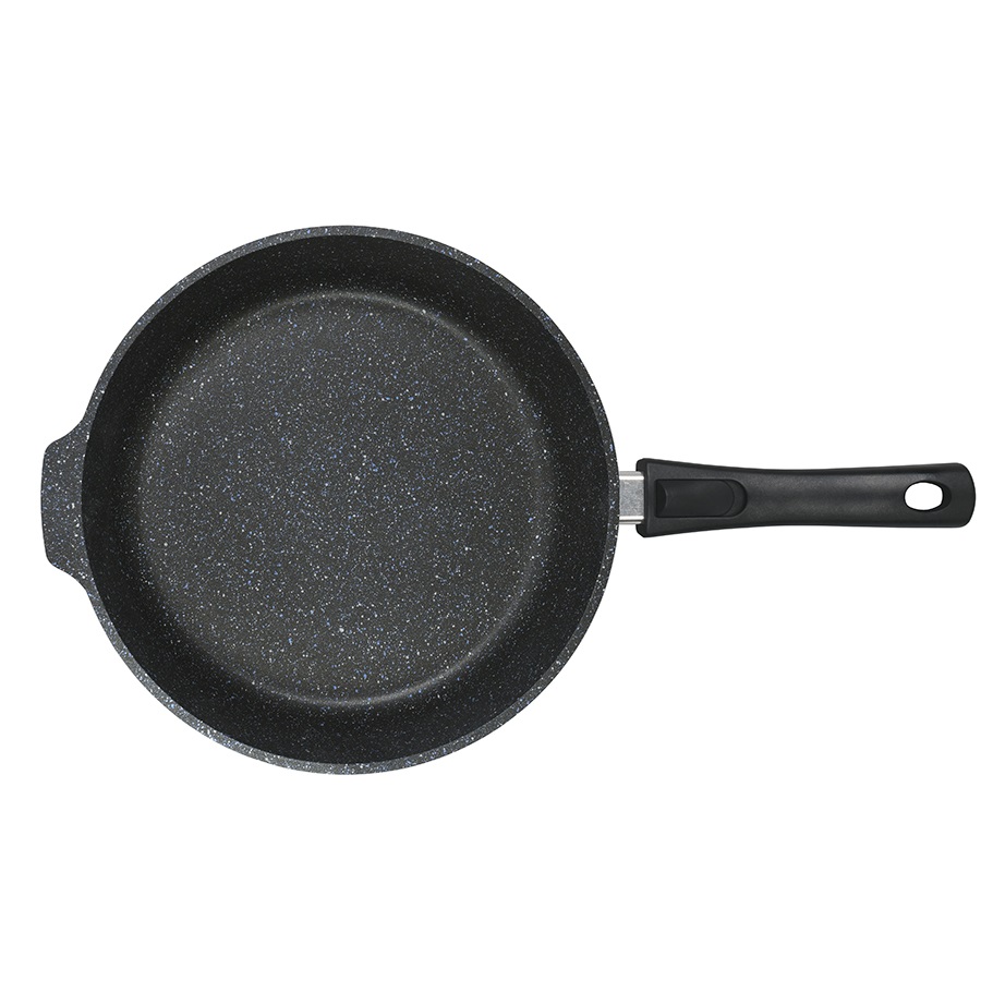 Сковорода алюмин. антипригарная "Kukmara" "Granit" black d26см Съемн.руч. сггч262а *1/4 Сковорода алюмин. антипригарная "Kukmara" "Granit" black d26см Съемн.руч. сггч262а *1/4