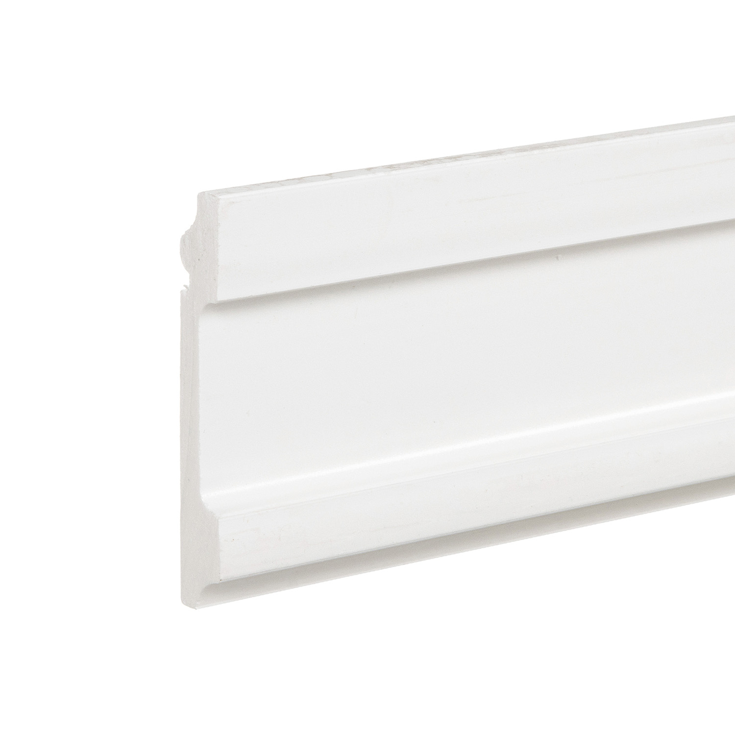 Плинтус напольный Солид 1 UHD 01, 2 м, 80 мм, белый Плинтус напольный Солид 1 UHD 01, 2 м, 80 мм, белый