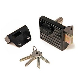 Замок накладной Зенит ЗН 1-2 черный Димитровград *1/16