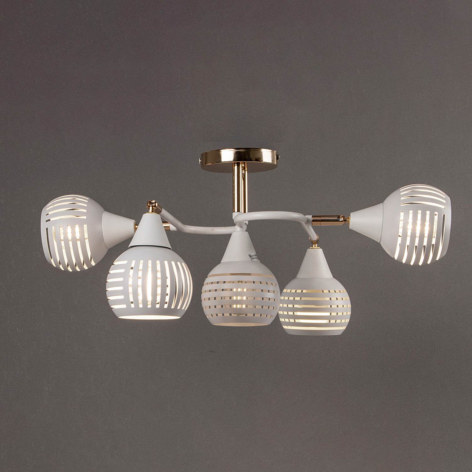 Люстра 70059-3.3-05 FG+WH Е14 S=30м2  *2