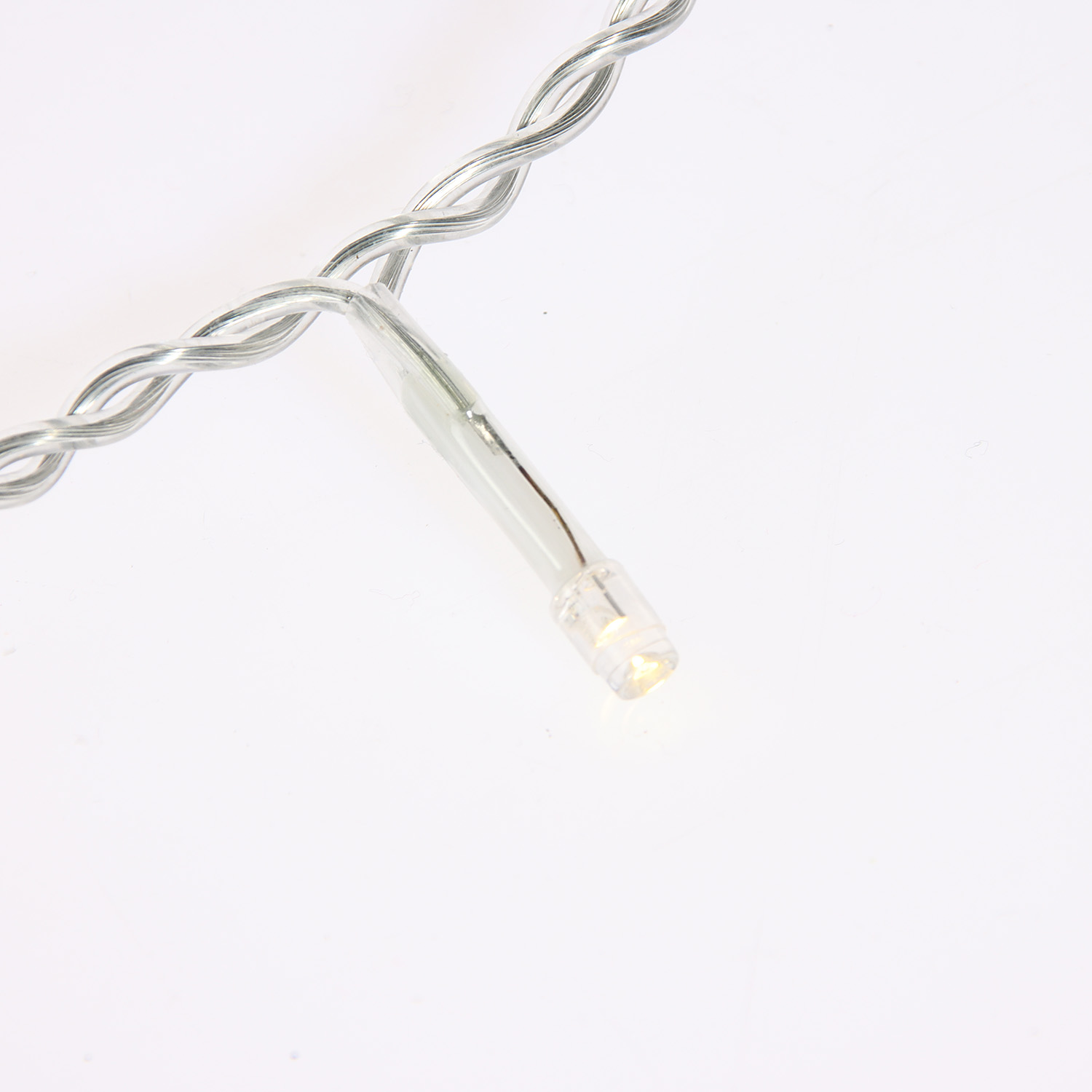 Гирлянда «Бахрома» Vegas, 3х0.6 м, фиксинг, теплый белый, 72 LED, IP44