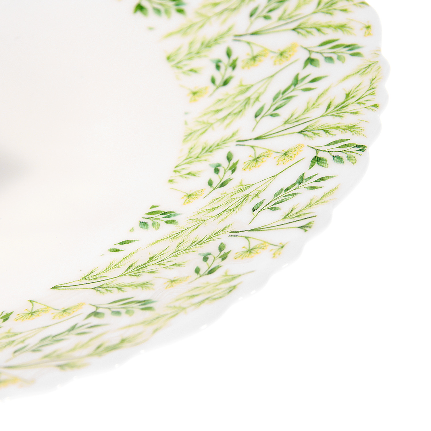 яяяТарелка стеклокерамика "МФК" "Утро" мелк. d24см OLHP-95/2139 *6/36