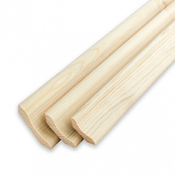 Плинтус гладкий ПГС-60 бессучковый сращенный L-2,2м Карпинск*10