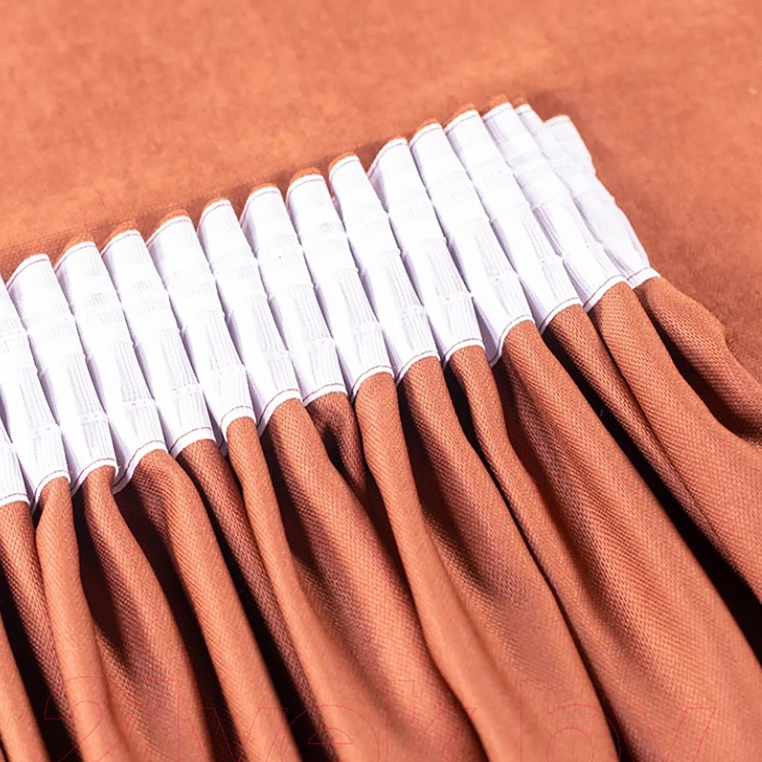 Штора Канвас 150*280 шафран Легранд *1