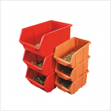 Ящик д/хранения Метизов пластм. 335х225х170мм (цвета - "микс") М460 (ЗПИ "Альтернатива") *1/5