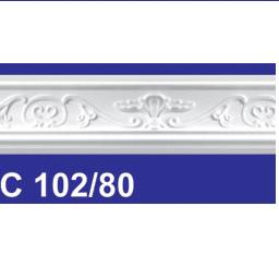 Плинтус потолочный С 102/80 2м 35*70 (СОЛИД) *41/45