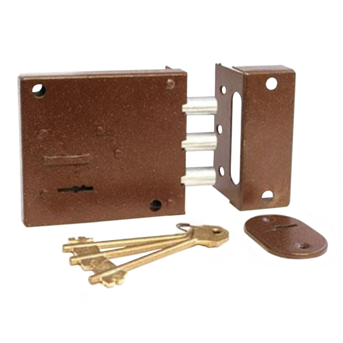 Замок накладной БИФ-0030-1*3-ЛК *1/20