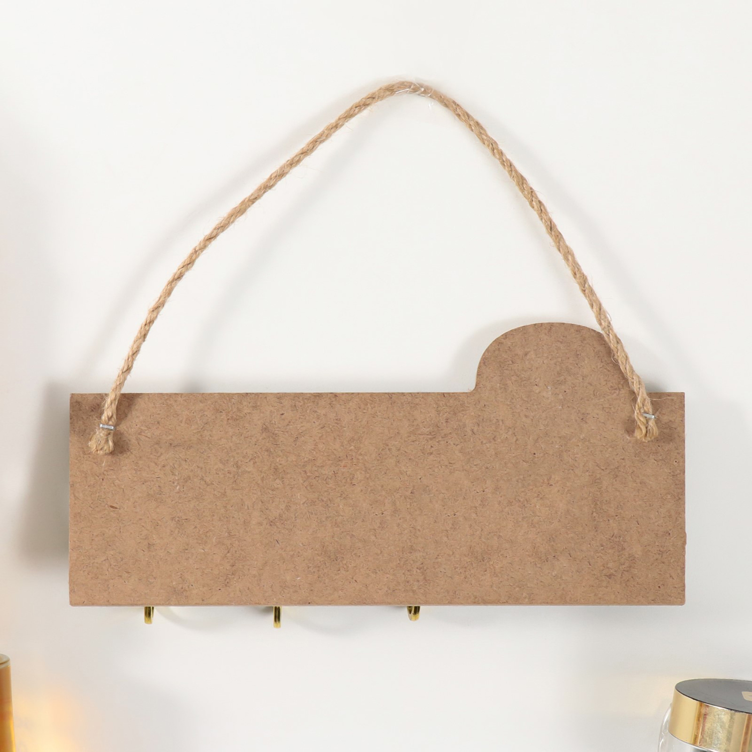 Крючки декоративные дерево "Любовь. Абстракция. Радуга" чёрная с золотом 20х9,3 см  10498998