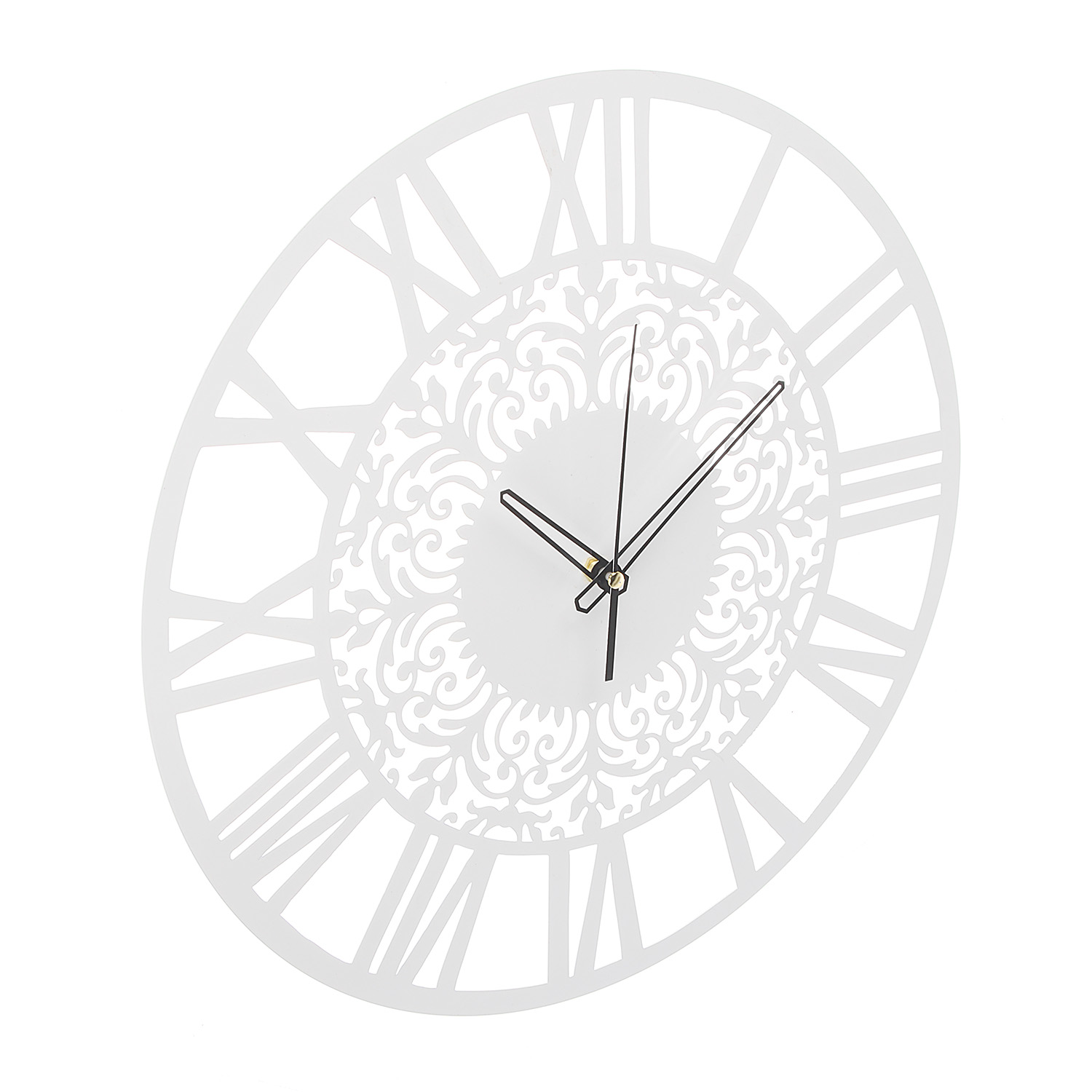 Часы настенные из металла "Ажурные", плавный ход, d-40 см 10120731