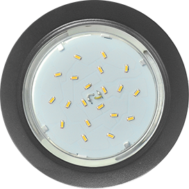 Светильник встраиваемый GX53 H4 Ecola без рефлектора Черный матовый SB53H4ECB *10/50