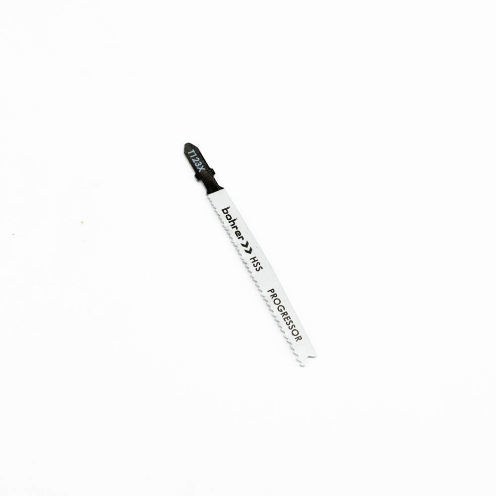 Пилки для лобзика по универсальные 100мм шаг2,6мм прям рез (2шт) T123X арт37301239 Bohrer*10/100/600