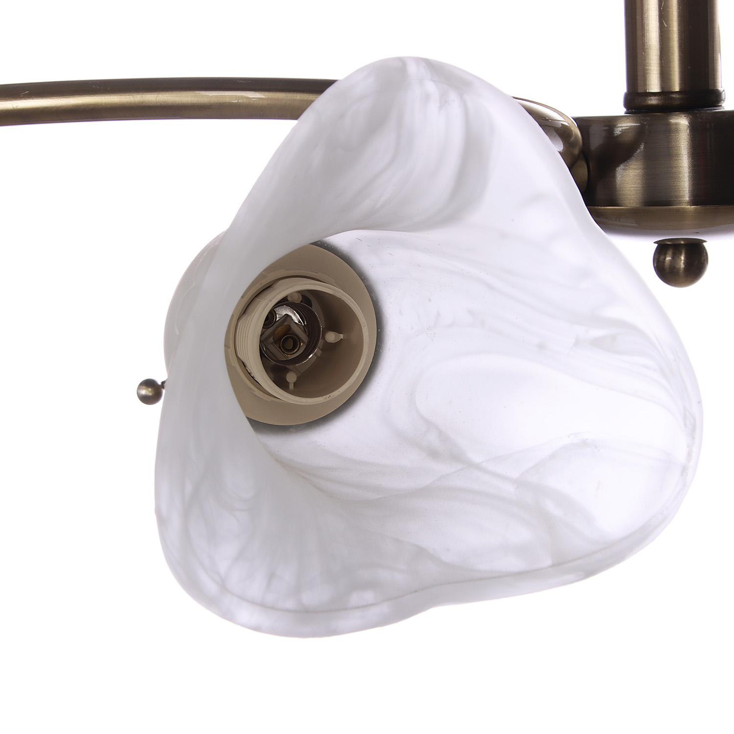 Люстра Verner Lighting А1193/4, 40 Вт, Е14, 4 лампы, античная бронза