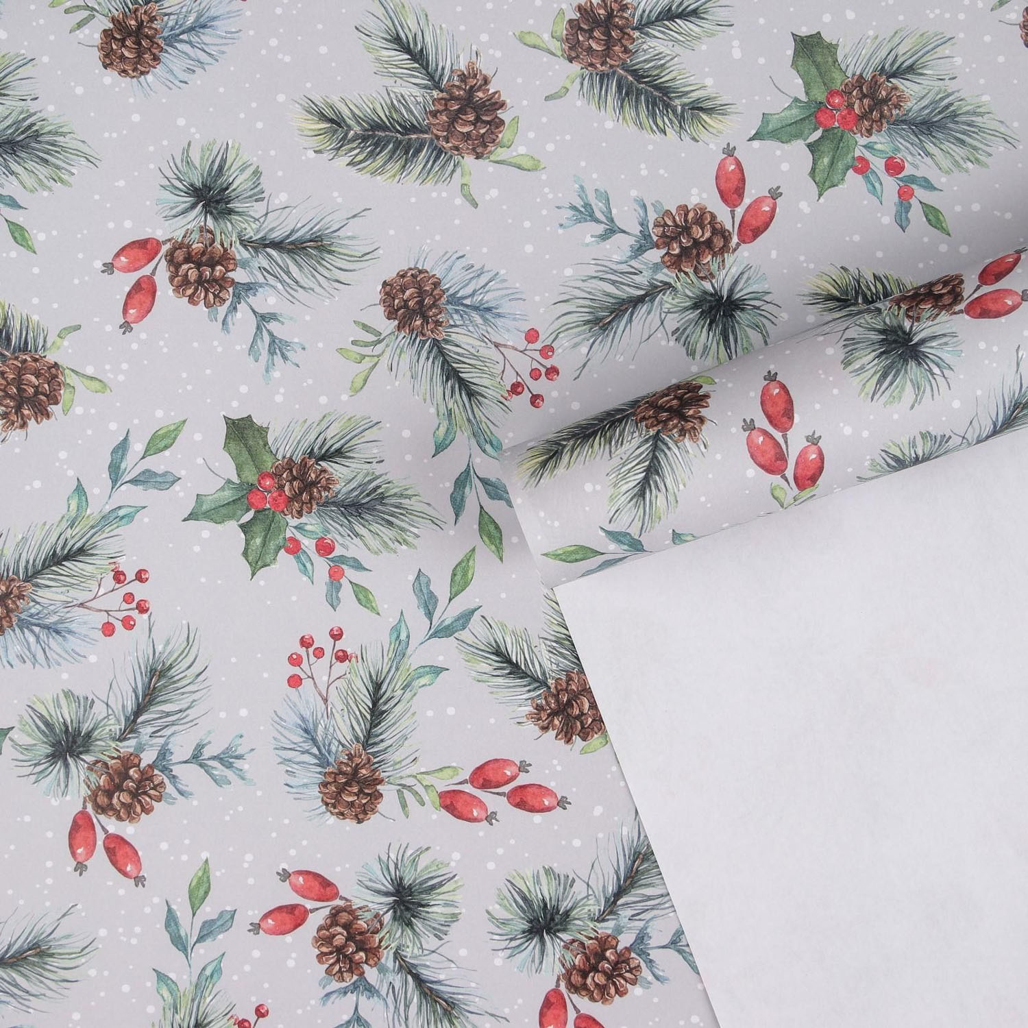 Бумага упаковочная крафтовая «Шишки», 70 × 100 см 7067278