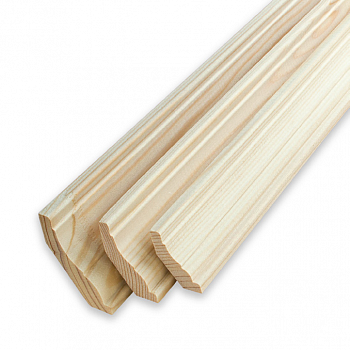 Плинтус разнобокий ПРС-50 бессучковый сращенный L=2,1-2,2м Карпинск*10