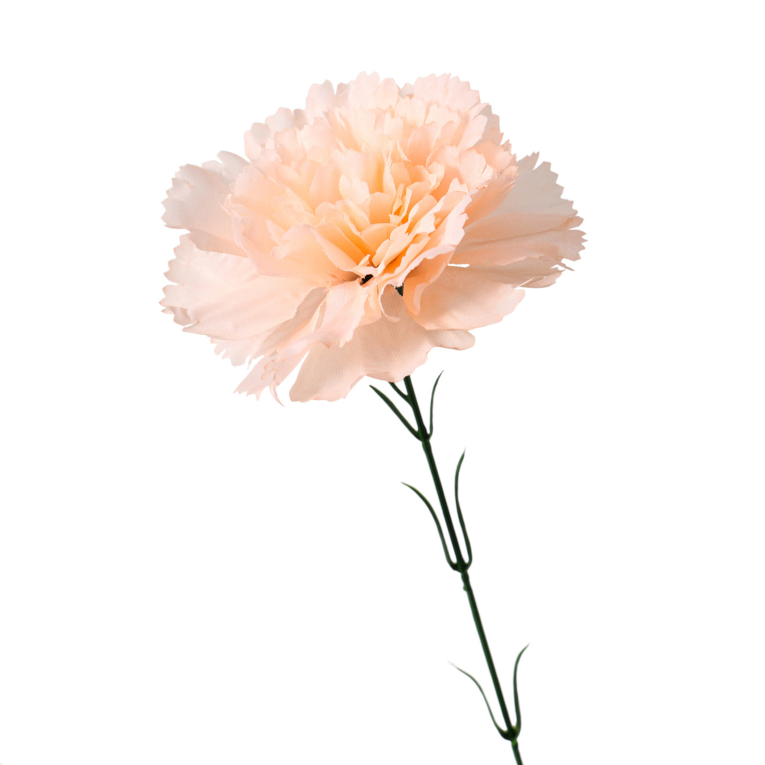 Цветы искусственные "Гвоздика экстра галант" d-8 см 49 см, персиковый   10104947