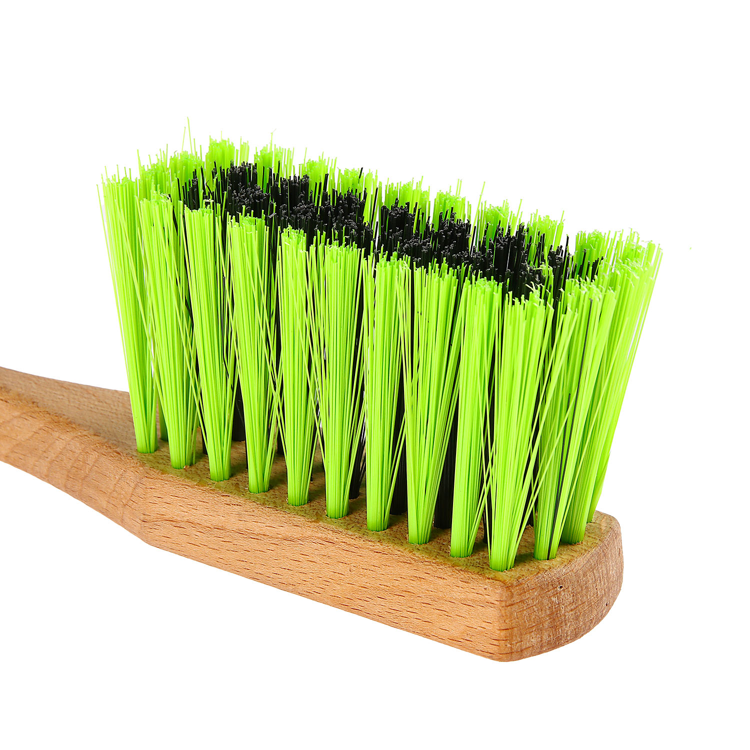 Щетка-сметка деревянная ручка, иск.щетина, дл.210мм, выс.щетины 45мм YOZHIK С/202 ("Экобраш") *1/62