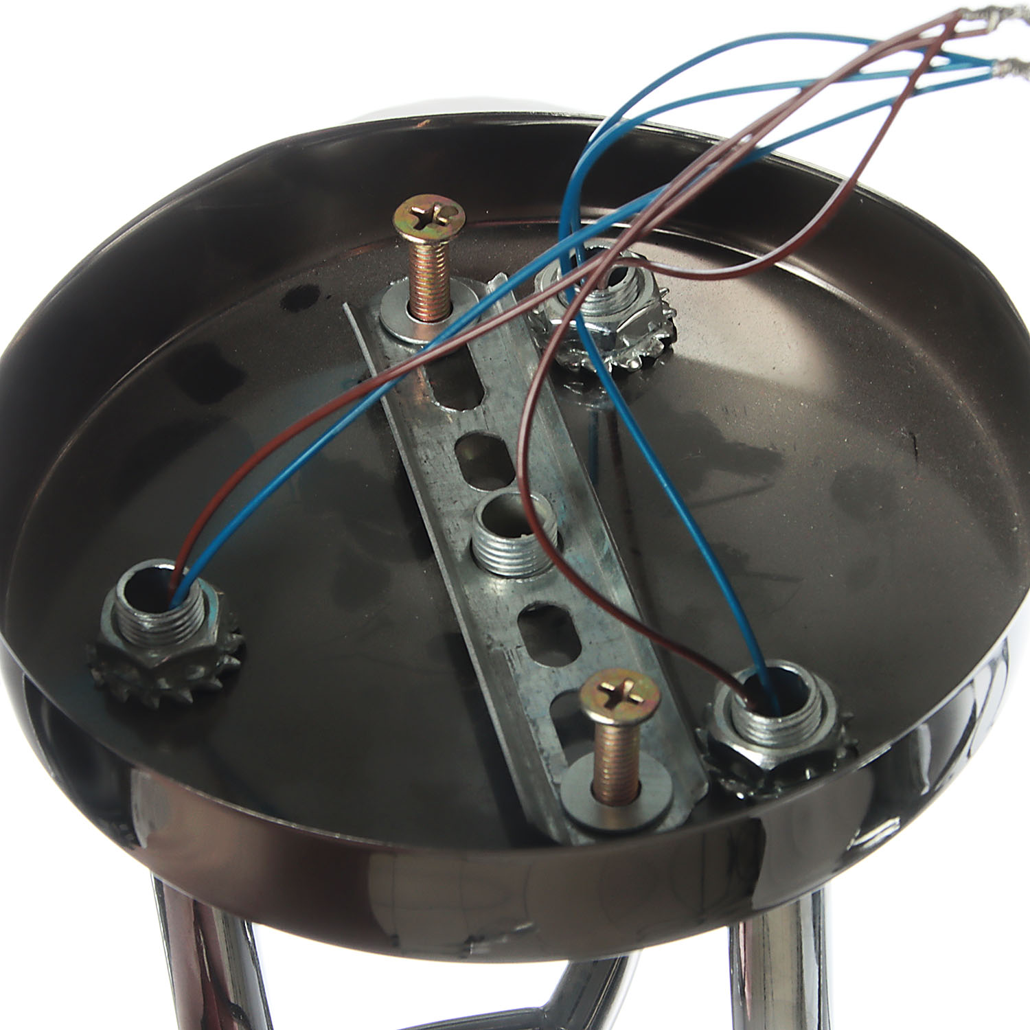 Люстра Verner Lighting А2662/3, 40 Вт, Е27, 3 лампы, черный/хром