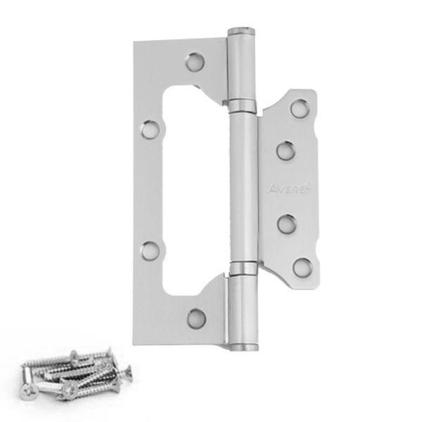 Петля без врезки 125*75*2,5мм НИКЕЛЬ матовый NIS (комплект 2шт.) AVERS *1/6/48 Петля без врезки 125*75*2,5мм НИКЕЛЬ матовый NIS (комплект 2шт.) AVERS *1/6/48