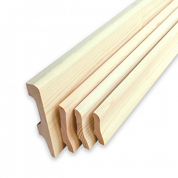 Плинтус "Евро" ПЕС-70 бессучковый сращенный L-2,2м Карпинск*10