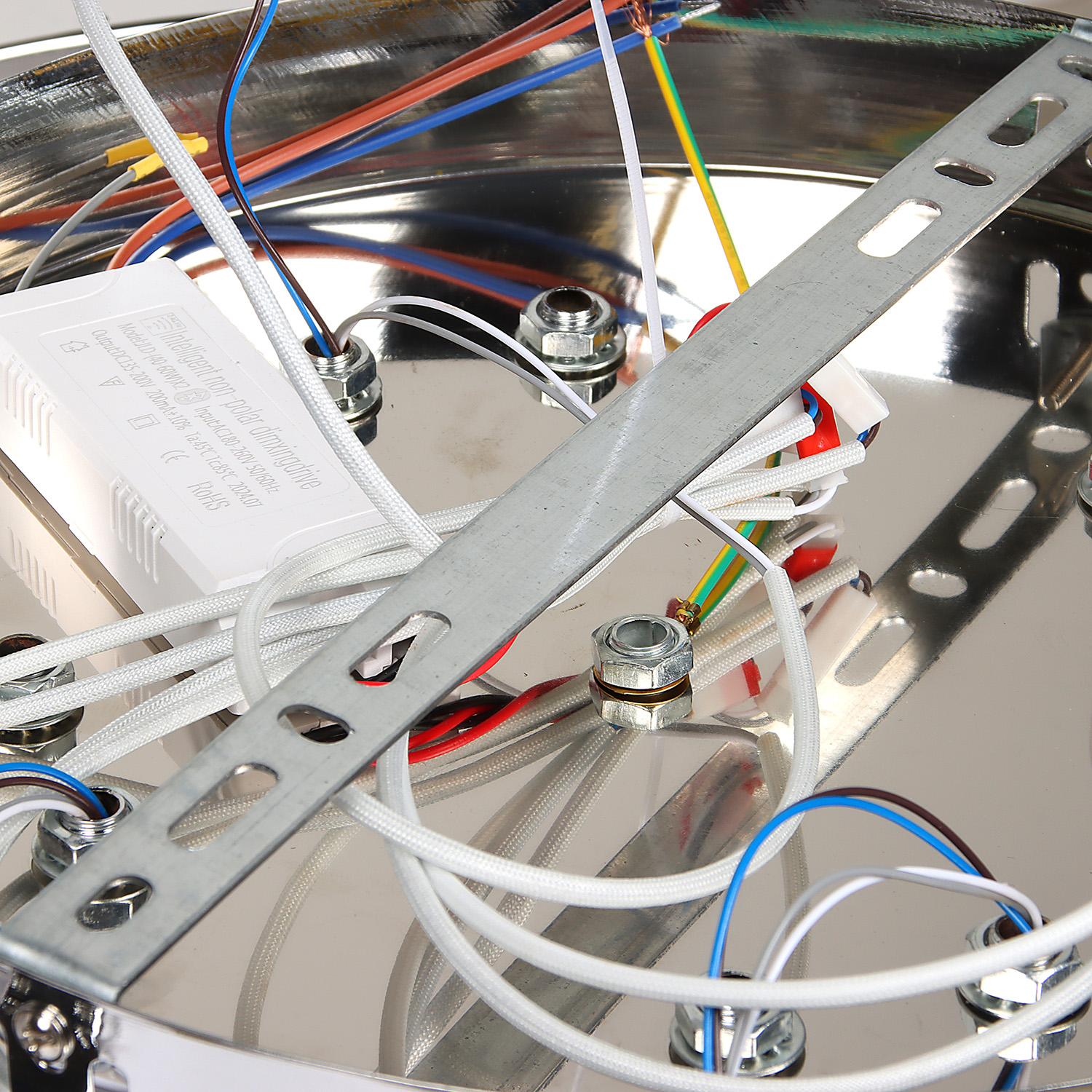 Люстра YH1232/4 CH 4*14W LED 3000-6500К (d-635; h-100) пульт  VERNER LIGHTING *1