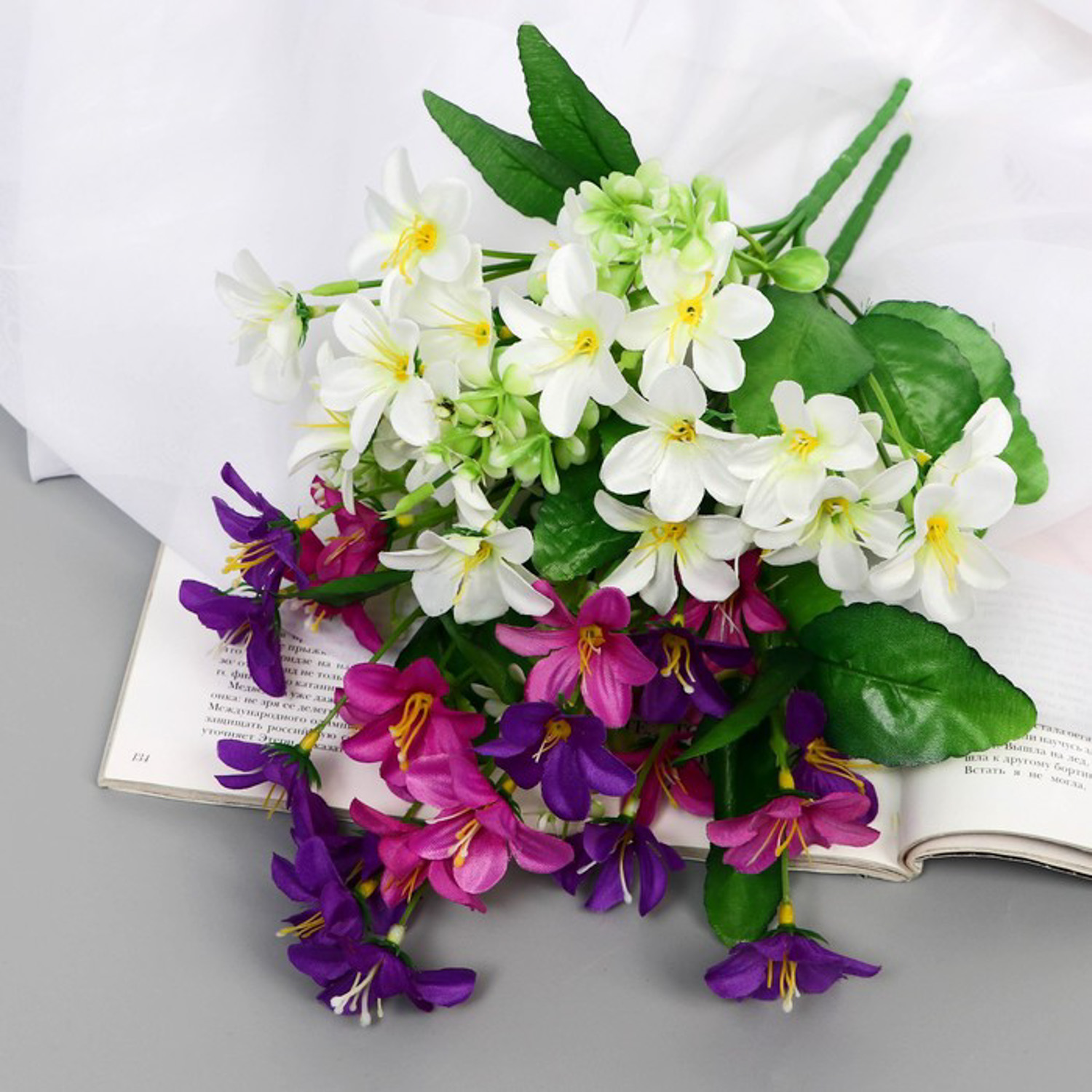 Букет "Мелкоцвет галант" 4х27 см, микс   9913359