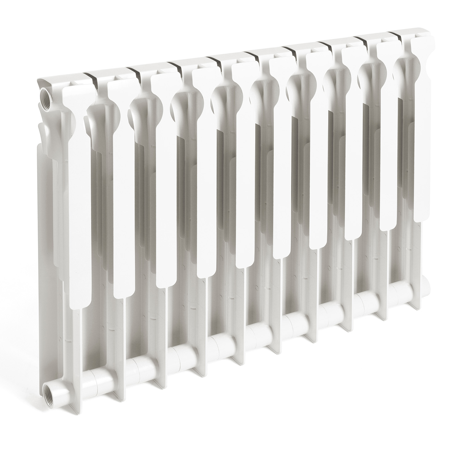 Радиатор биметаллический 10 секций VALFEX Optima Version 2.0, 500 мм, белый