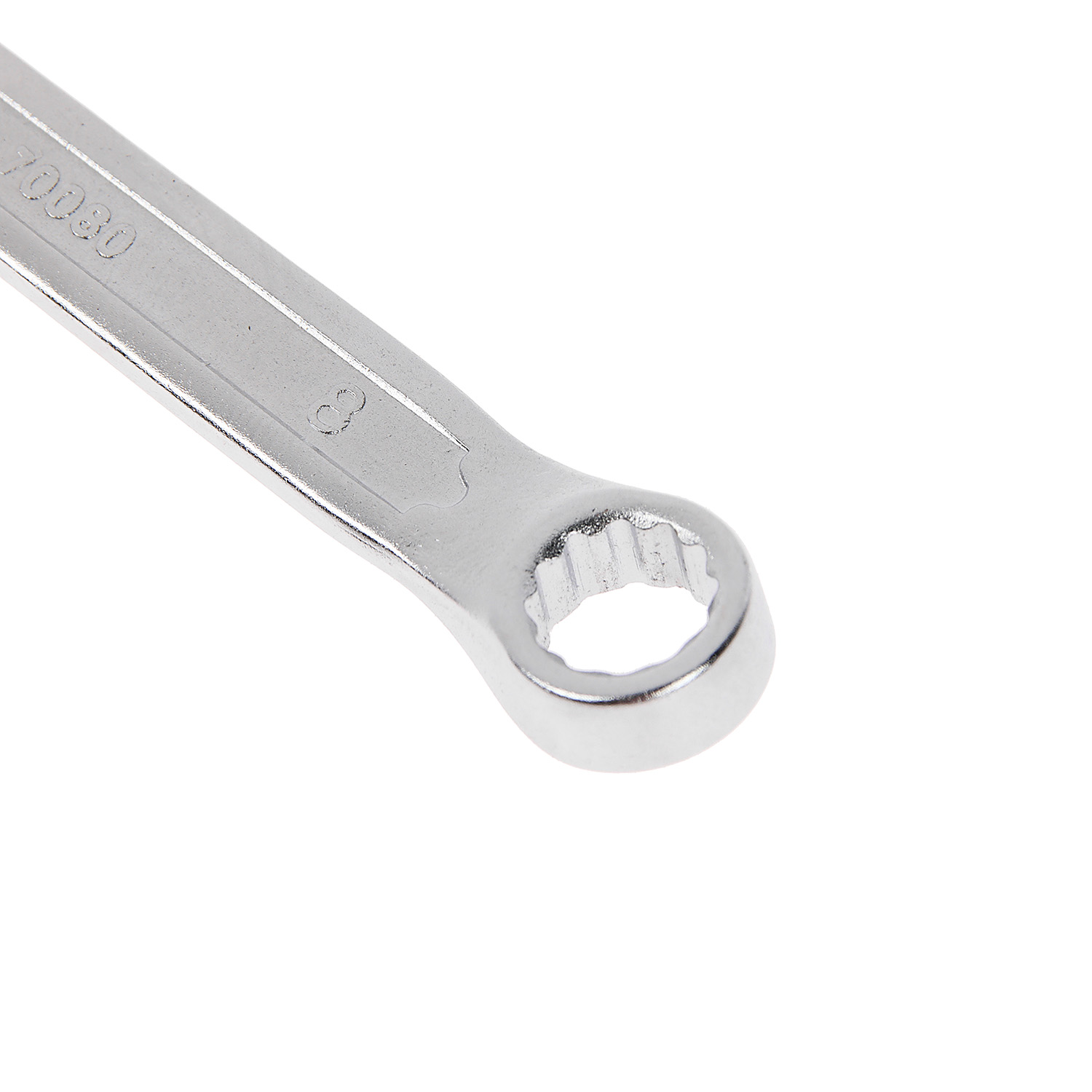 Ключ комбинированный 8мм холодный штамп CrV (70080) СЕРВИС КЛЮЧ *1/20