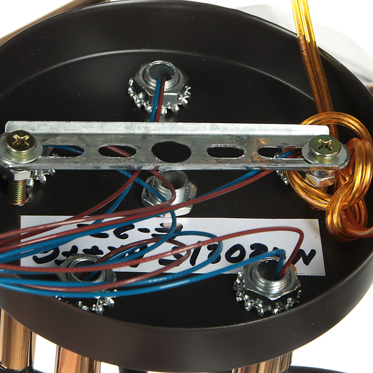 Люстра N4202/5 COFFEE+FGD 5*40W E27 (d-670; h-310) VERNER LIGHTING *1