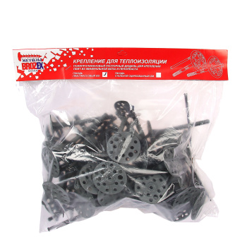 Дюбель 10х160 мм для теплоизоляции BROZEX, пласт. гвоздь IZO, 30 шт.