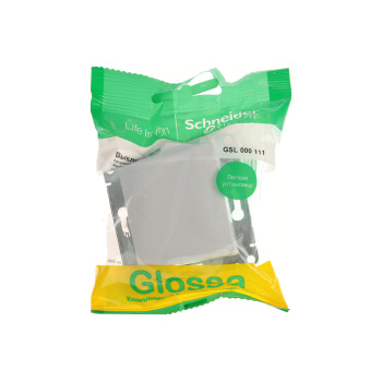 Механизм выключателя "Glossa" 1-кл. белый GSL000111 *1/20