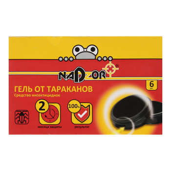 Ловушка от тараканов 6 шт. Nadzor (LOVH002N) *24 Ловушка от тараканов 6 шт. Nadzor (LOVH002N) *24