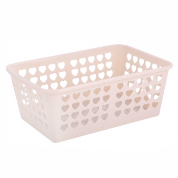 Корзина для хранения пластм. 300х200х115мм цвета:"микс" М529 (ЗПИ "Альтернатива")*1/15