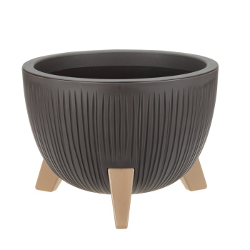 Кашпо пластм. "Петалис"  4,2л d верха 255мм h185мм со вставкой Корич. ратанг М3254 "М-Пластика" *1/4 Кашпо пластм. "Петалис"  4,2л d верха 255мм h185мм со вставкой Корич. ратанг М3254 "М-Пластика" *1/4