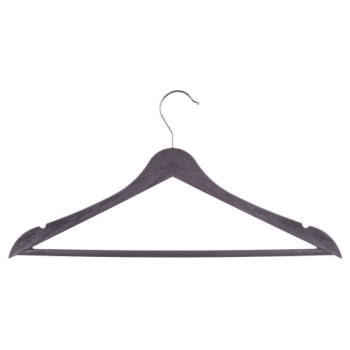 Плечики-вешалка для одежды пластм. р-р 48-50 "Wood" Коричневый (арт.435205714) "Бытпласт" *1/32