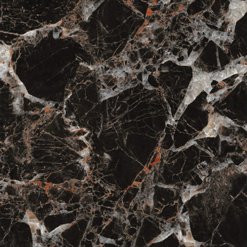 Керамогранит 1.44 м² Primavera Борзонти TP66M10, 600x600x10 мм, черный