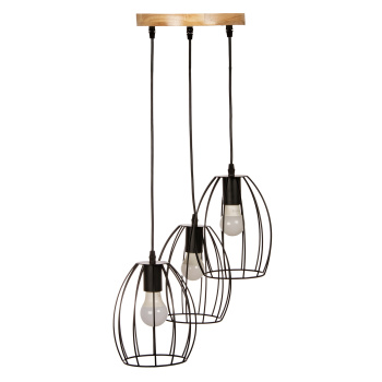 Люстра IL1011-3P-05 BK 40Вт Е27 S=18м2 *1