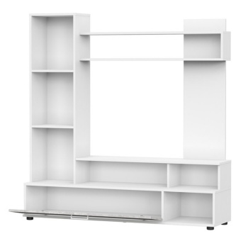 Мебель для гостинной "МГС 9" Белый/Цемент светлый*1